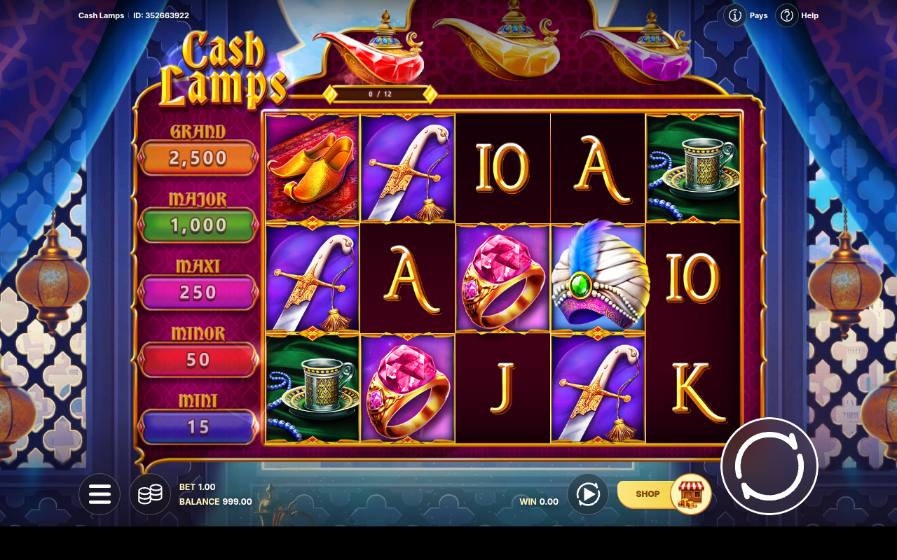 Cash Lamps gameplay