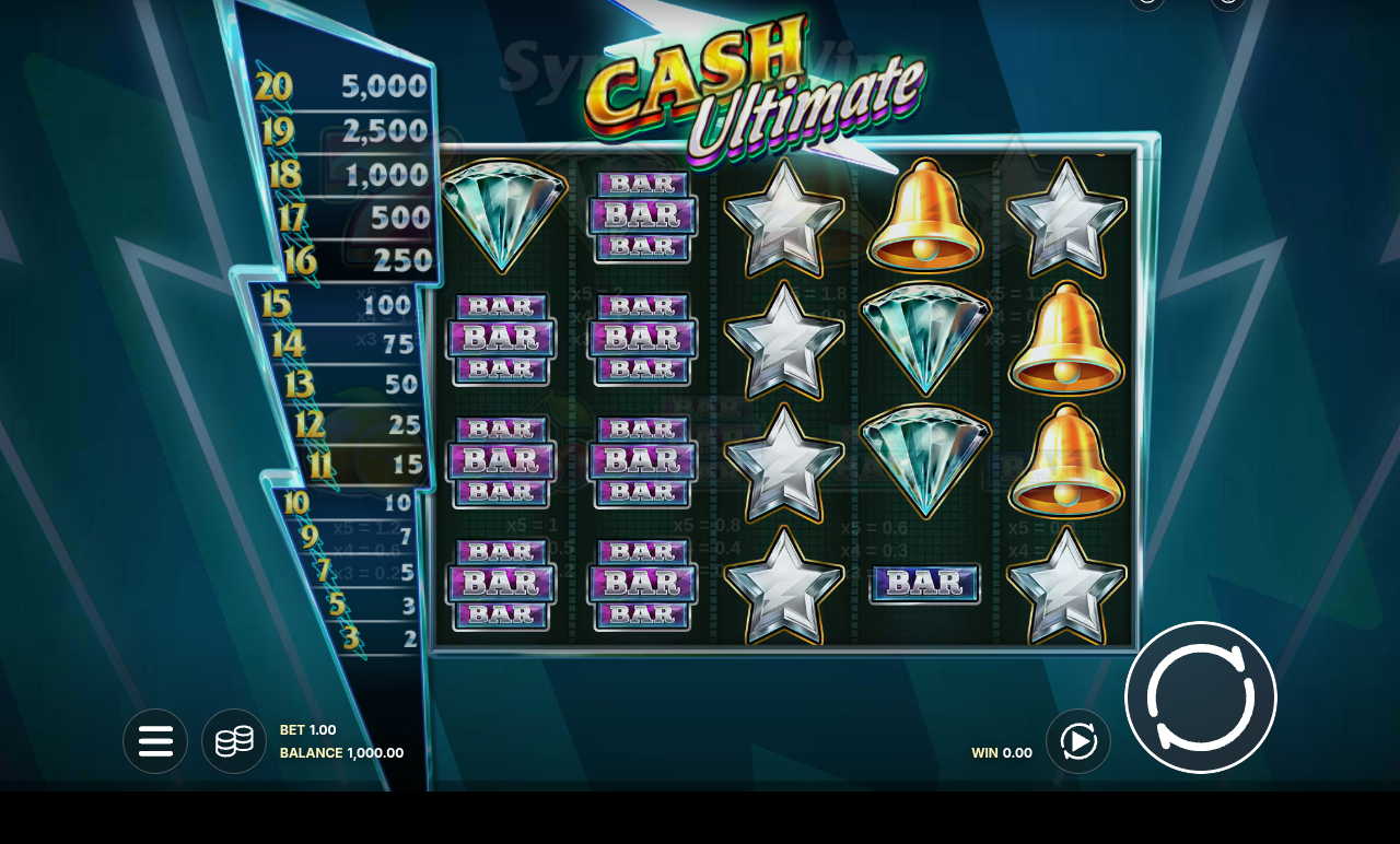 Cash Ultimate base game