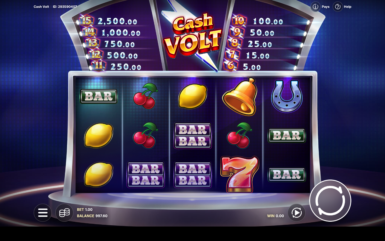 Cash Volt gameplay