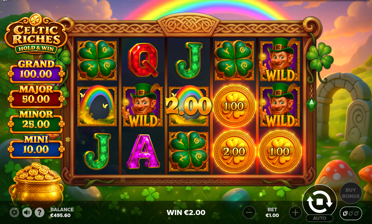 Celtic Riches gameplay