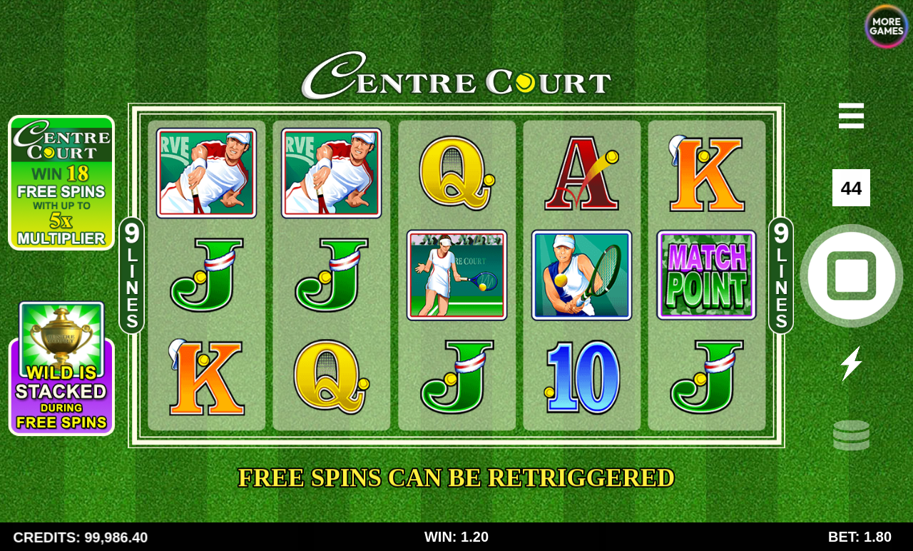Centre Court gameplay