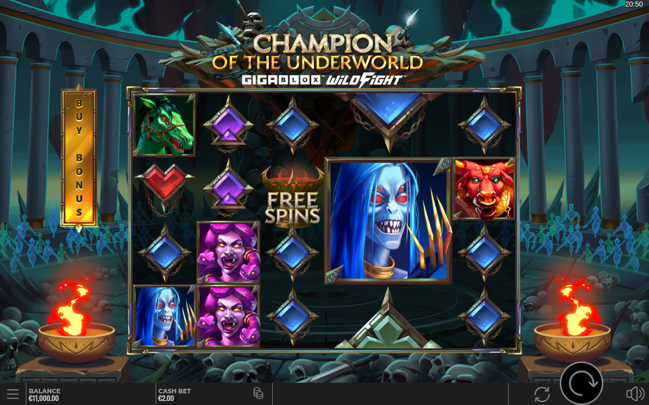 Champion of the Underworld GigaBlox Wild Fight base game