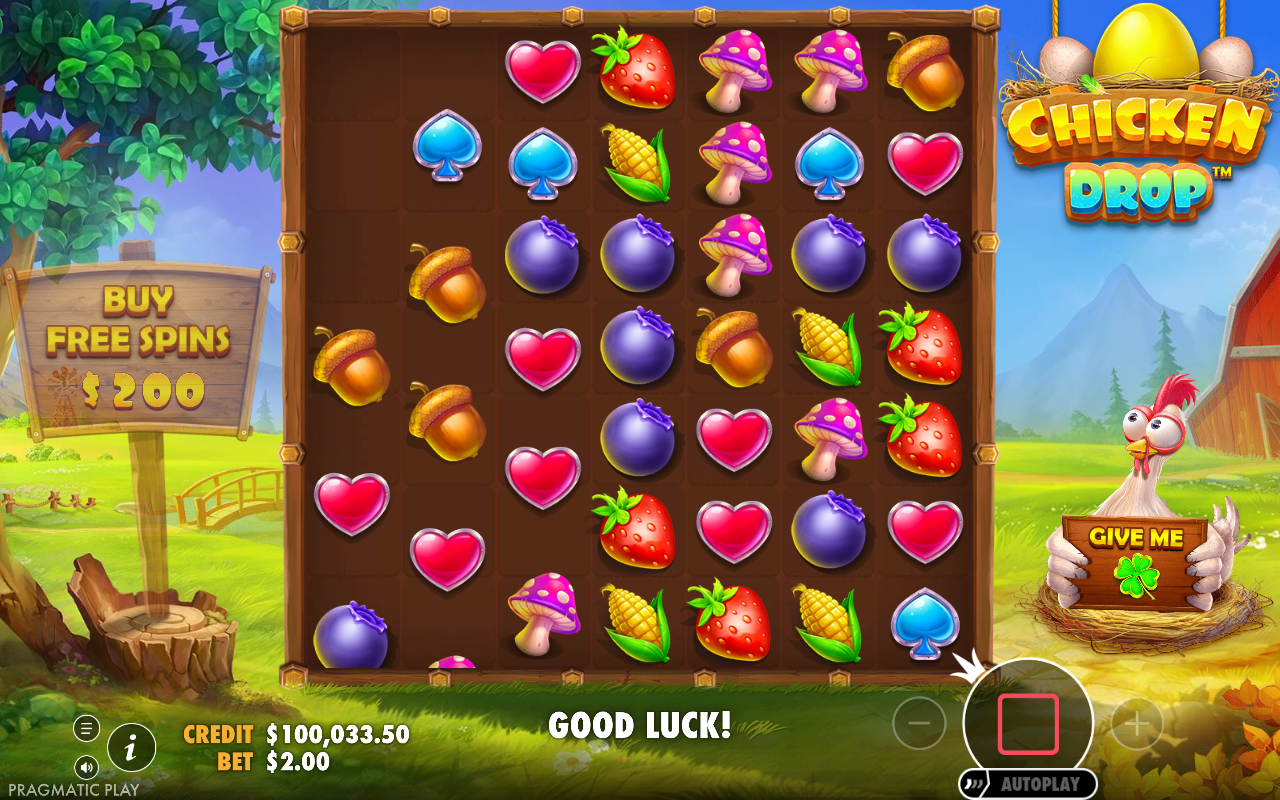 Chicken Drop gameplay