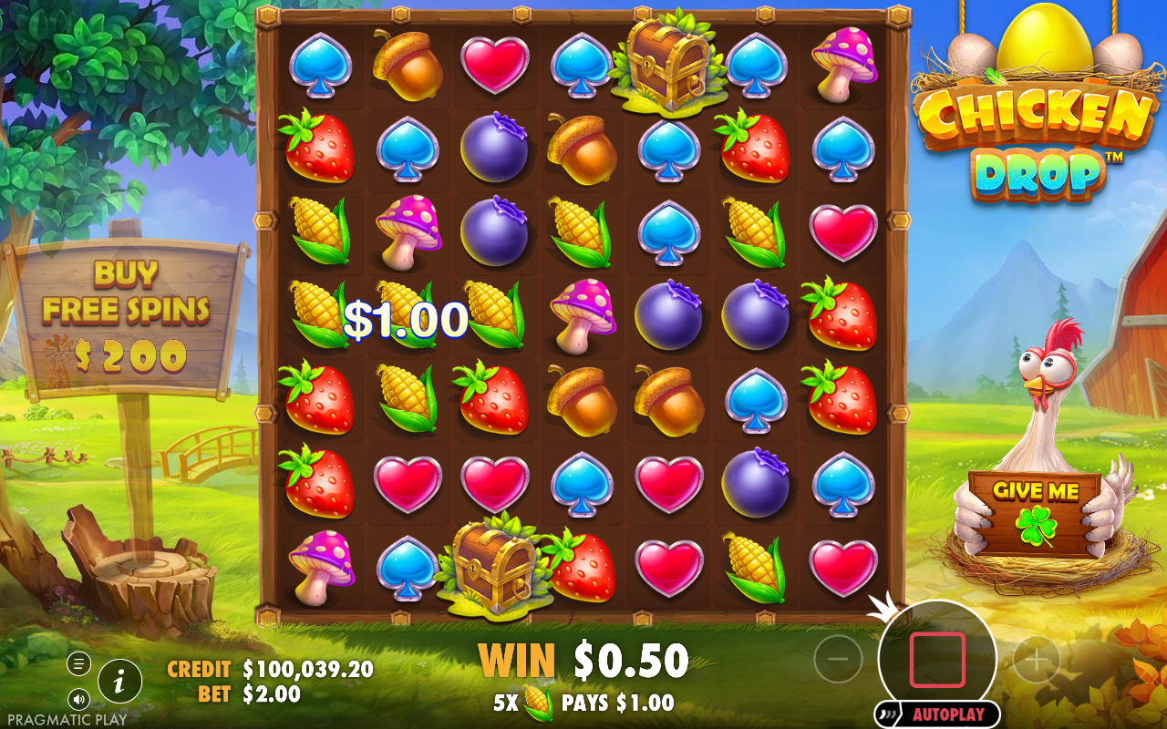 Chicken Drop gameplay