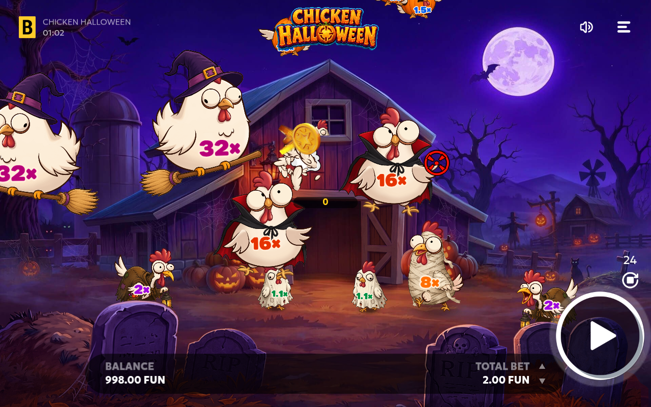 Chicken Halloween base game