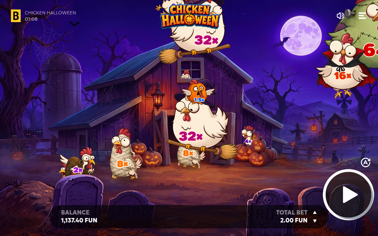 Chicken Halloween gameplay