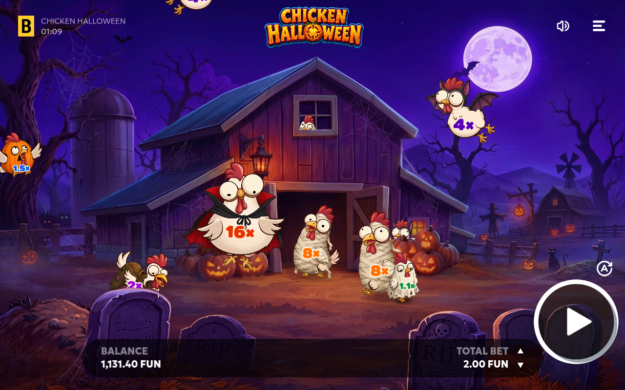 Chicken Halloween gameplay