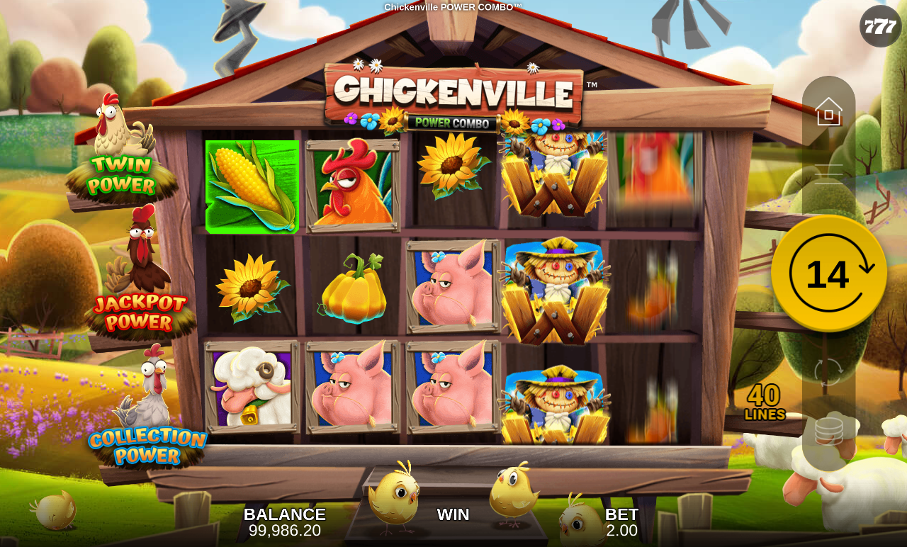 Chickenville POWER COMBO gameplay