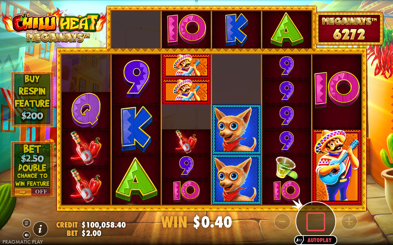 Chilli Heat Megaways gameplay