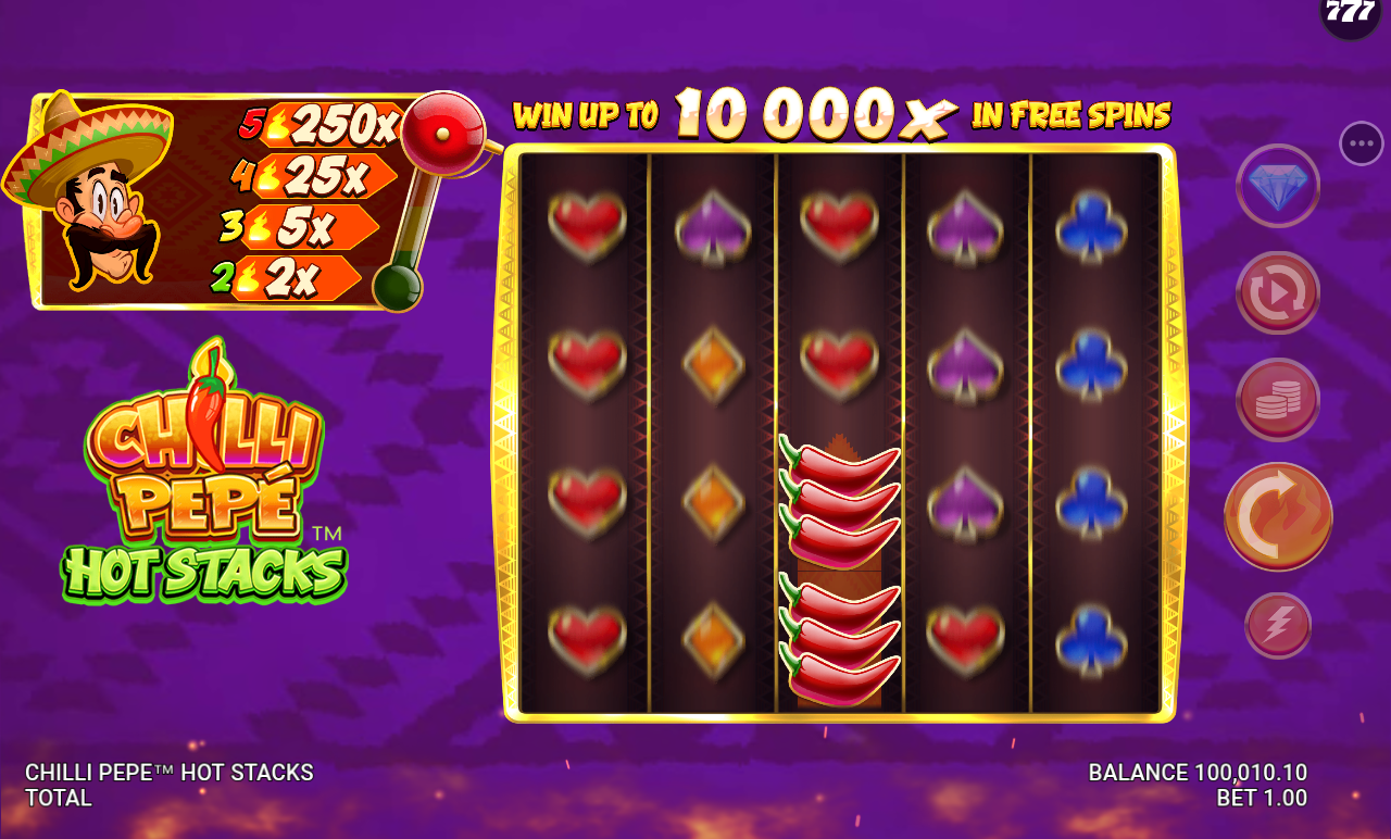 Chilli Pepe Hot Stacks gameplay