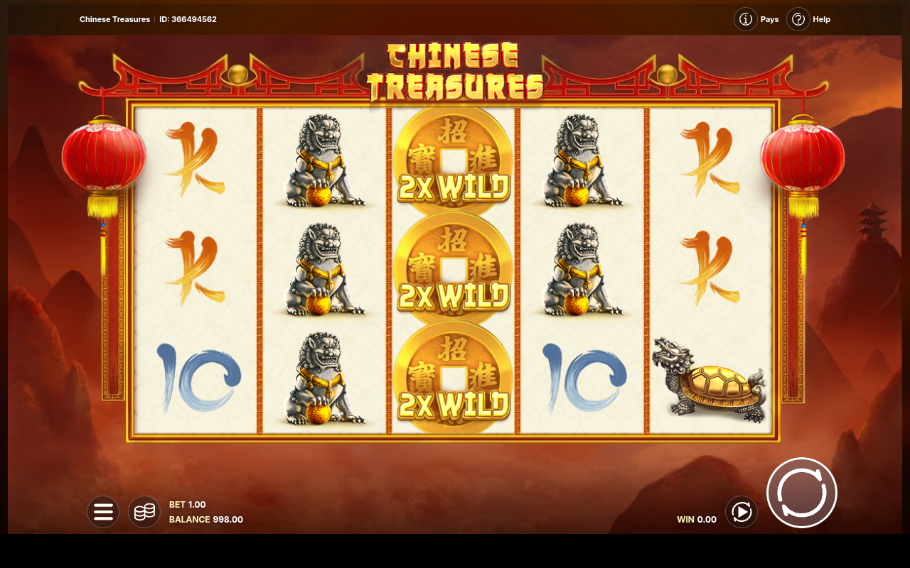 Chinese Treasures gameplay