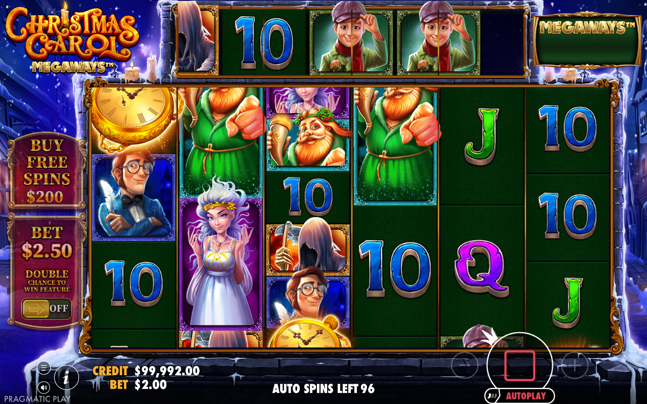 Christmas Carol Megaways gameplay