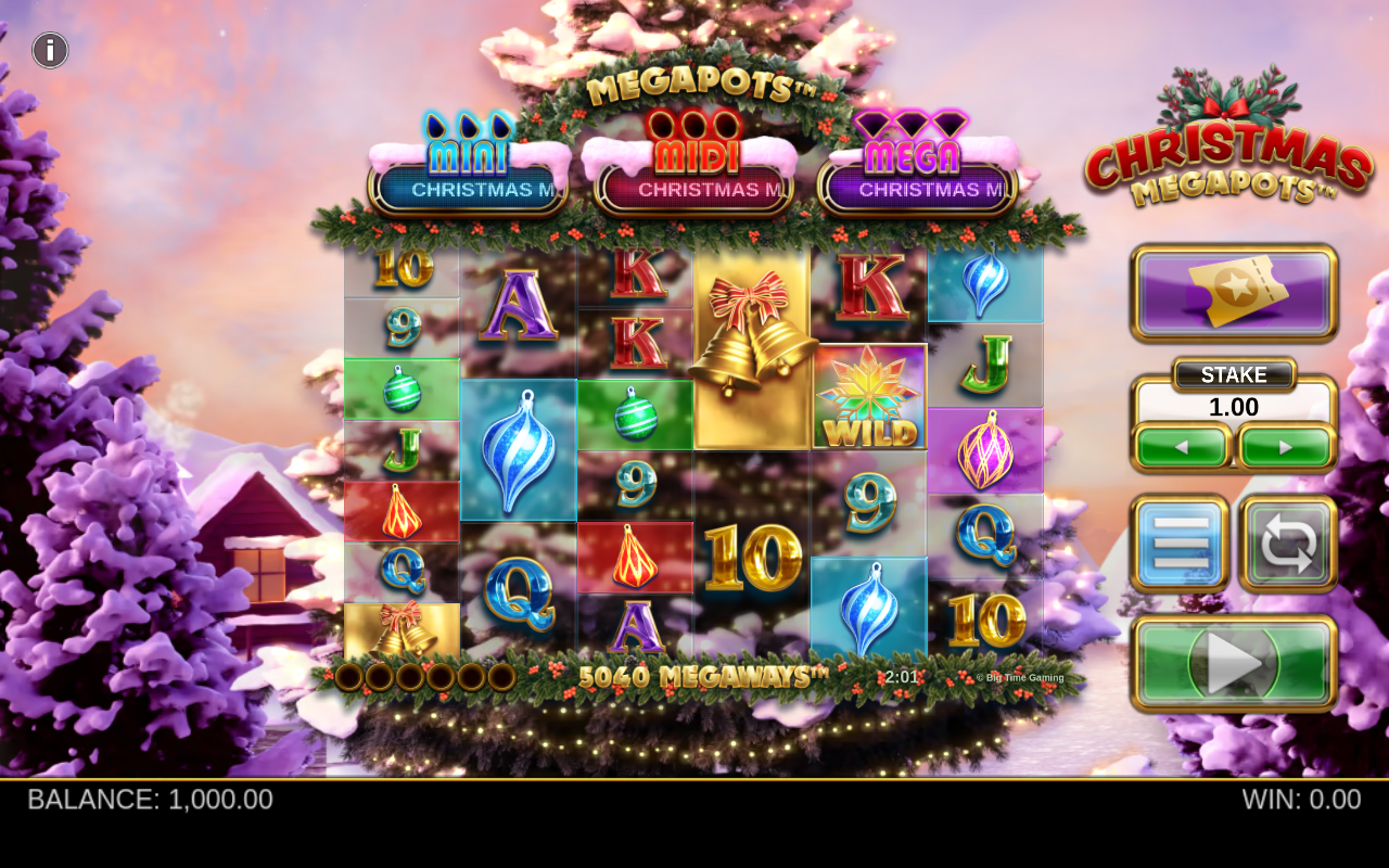 Christmas Megapots base game