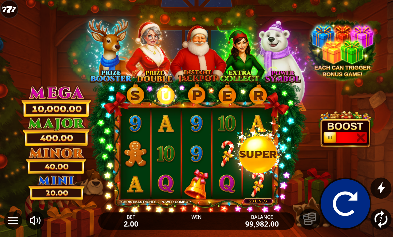 Christmas Riches 2 Power Combo gameplay