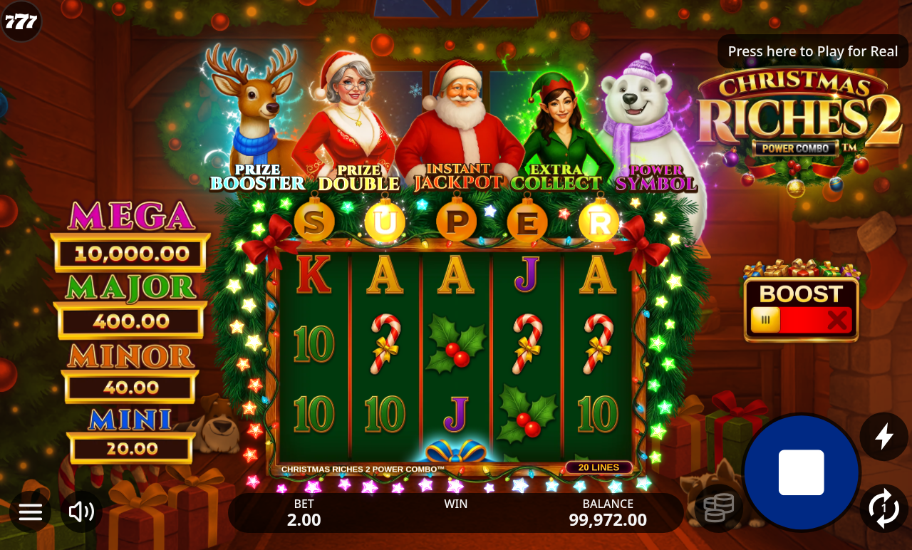 Christmas Riches 2 Power Combo base game