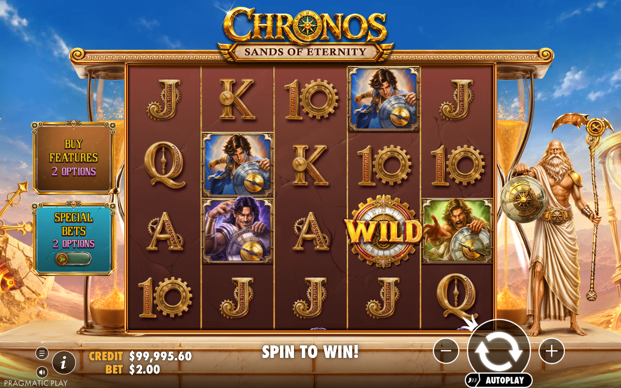 Chronos Sands of Eternity free spins gameplay