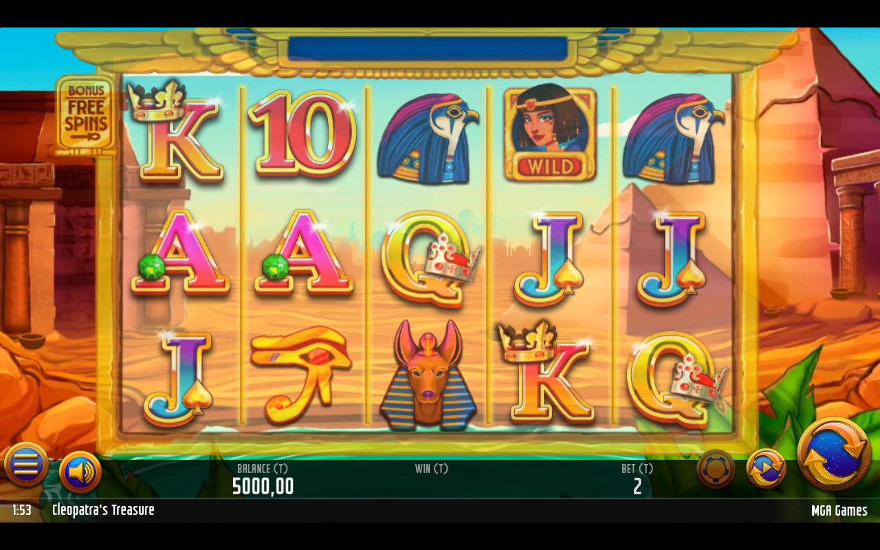Cleopatras Treasure base game