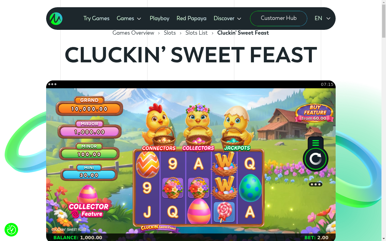 Cluckin’ Sweet Feast base game