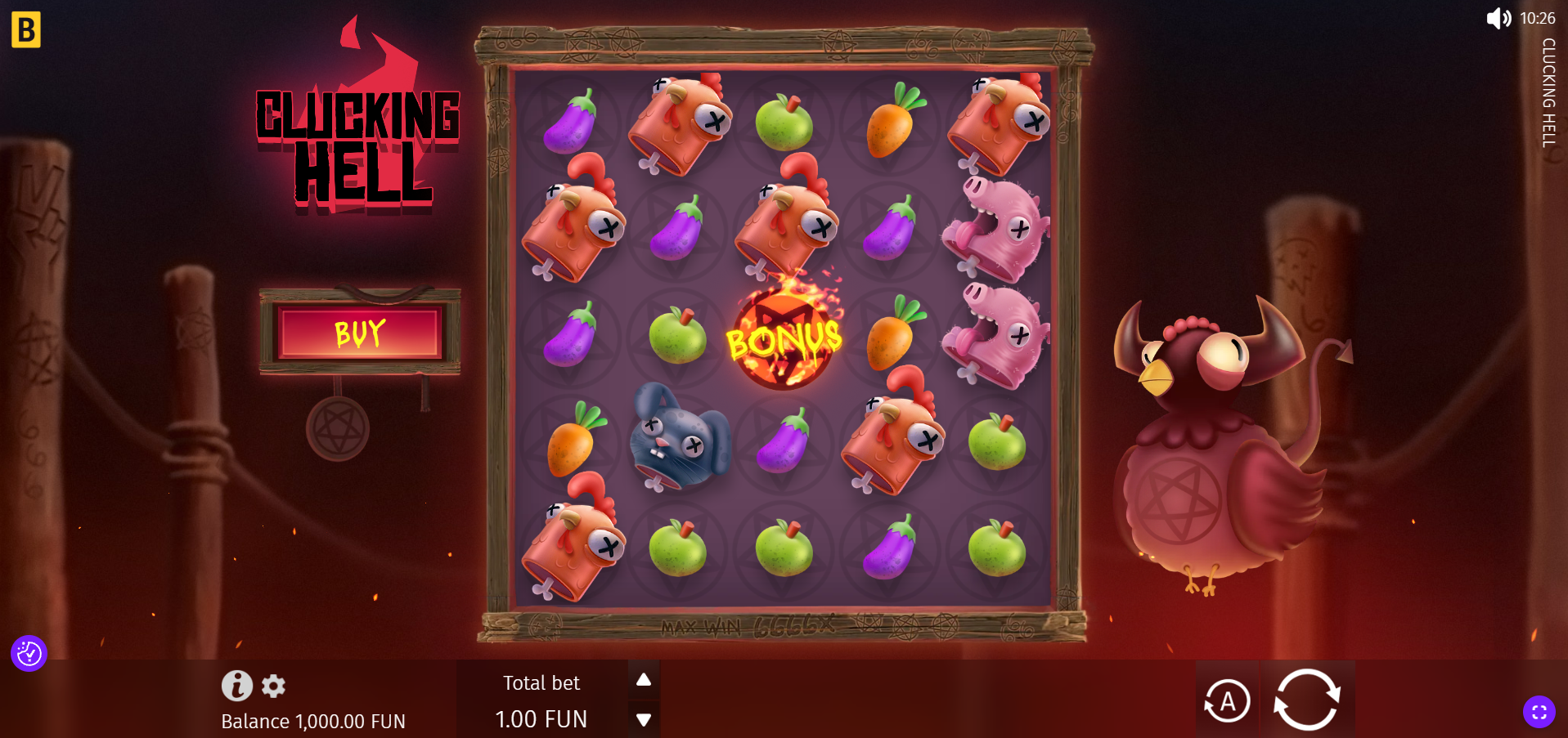 Clucking Hell base game play