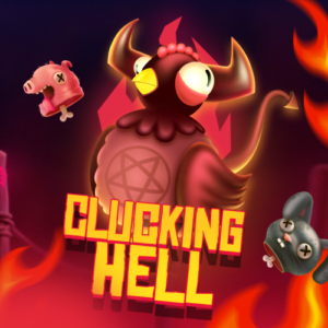 Clucking Hell slot game logo