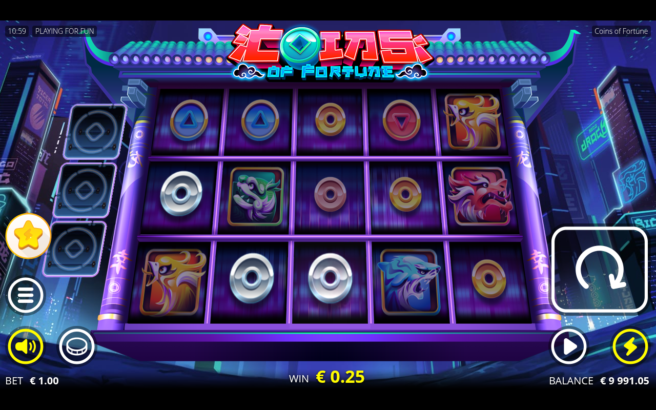 Coins of Fortune gameplay