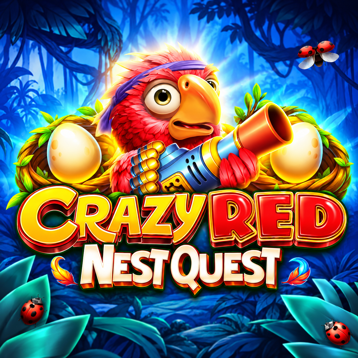 Play Crazy Red Nest Quest Slot Game