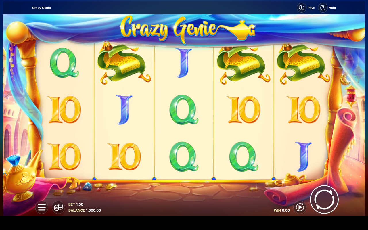 Crazy Genie base game