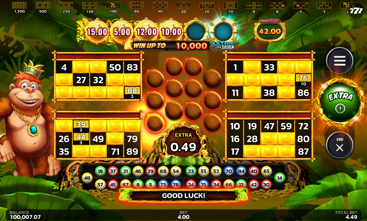 Crazy Monkey Ultra Link&Win gameplay