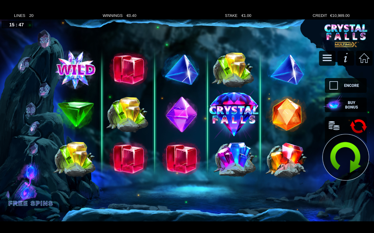 Crystal Falls MultiMax gameplay