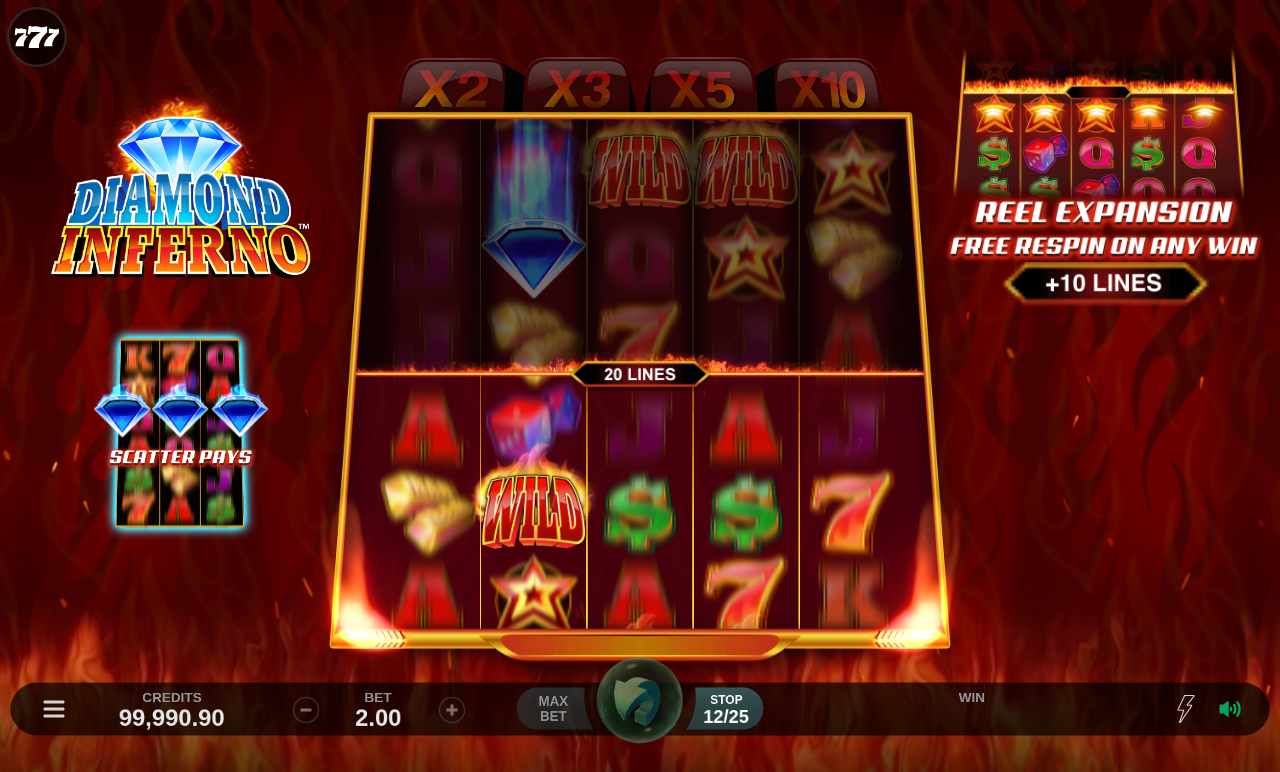 Diamond Inferno gameplay