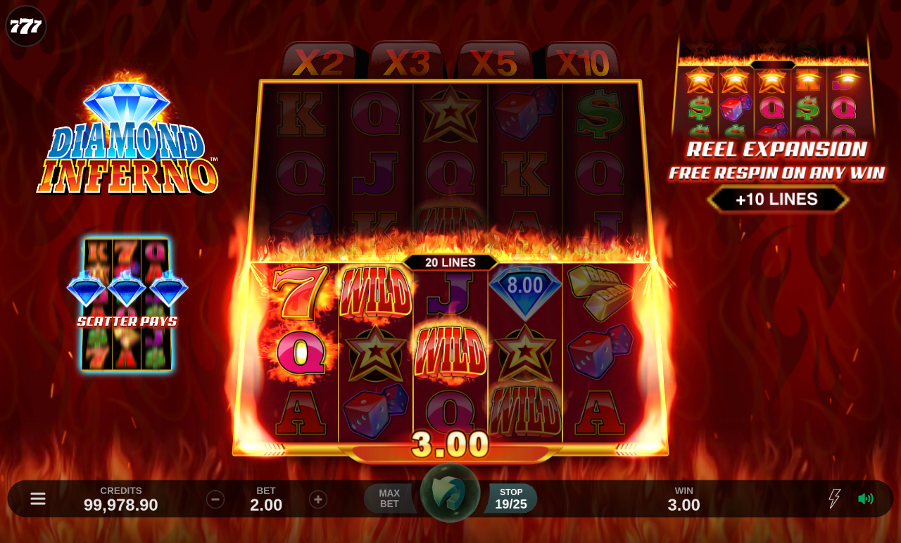 Diamond Inferno gameplay