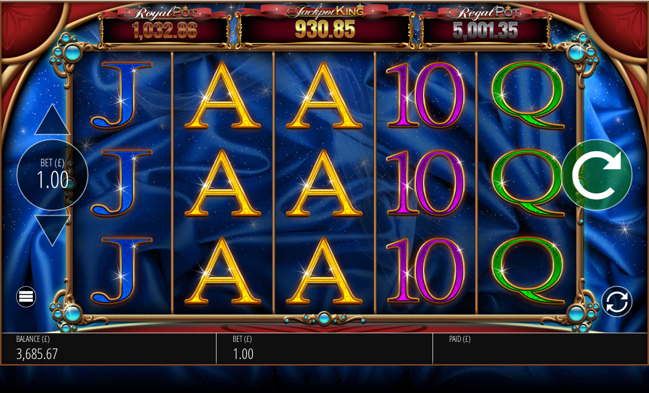 Diamond Jackpots base game