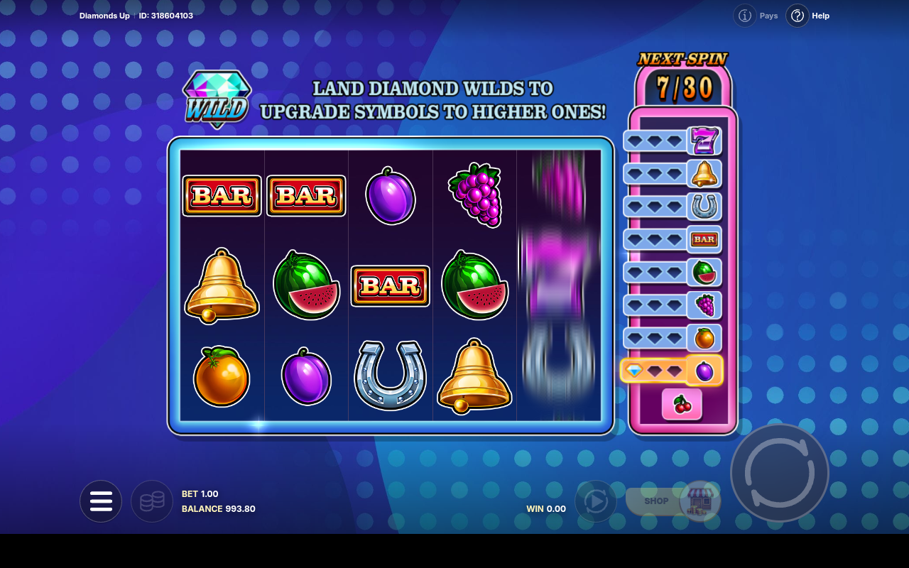 Diamonds Up gameplay