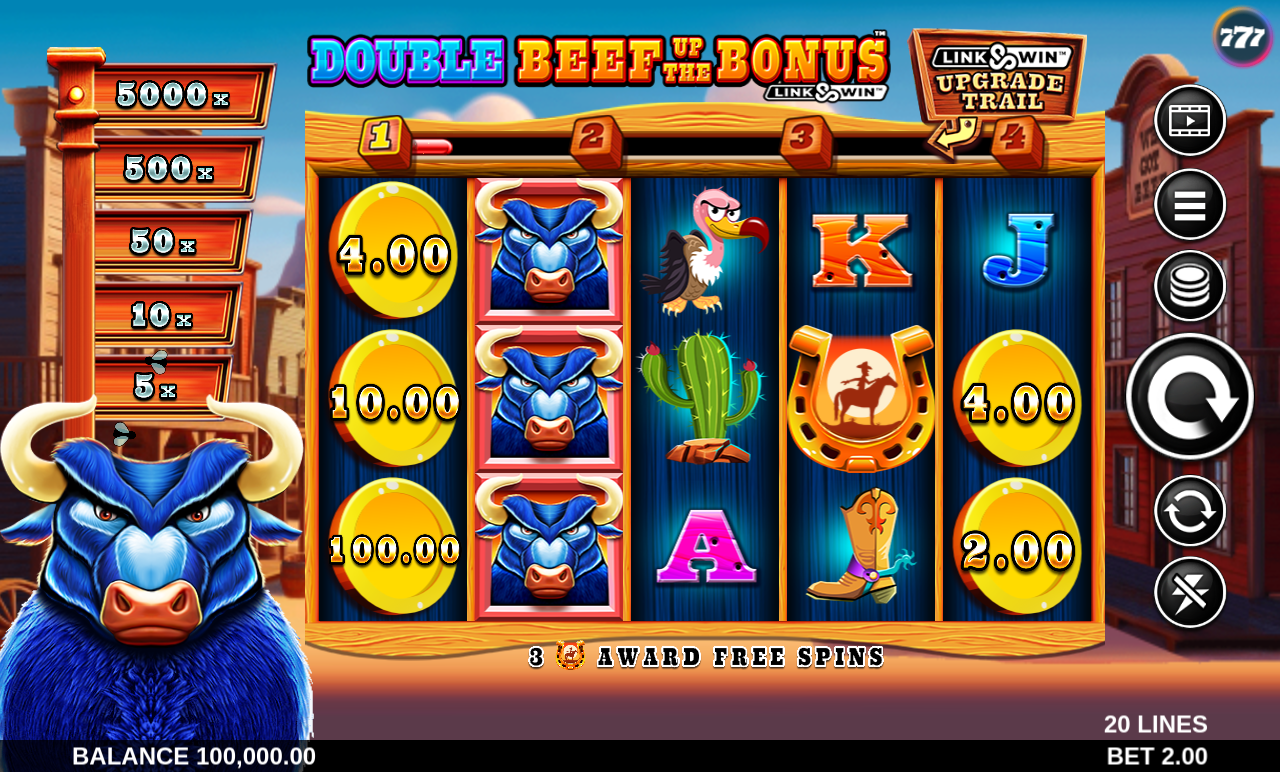 Double Beef Up The Bonus base game