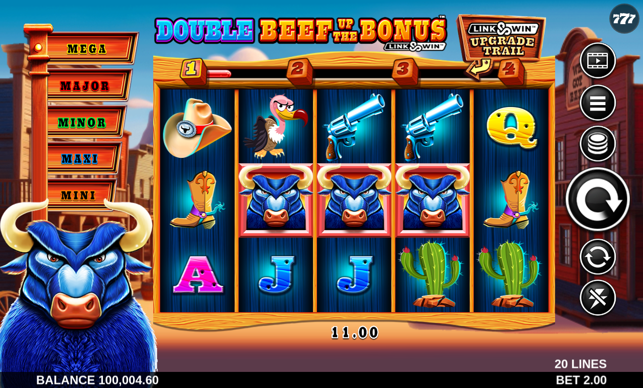 Double Beef Up The Bonus gameplay