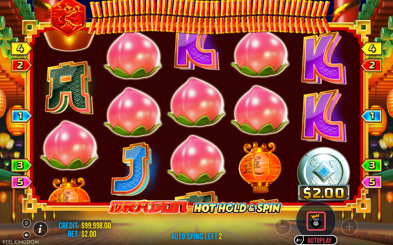 Dragon Hot Hold and Spin gameplay