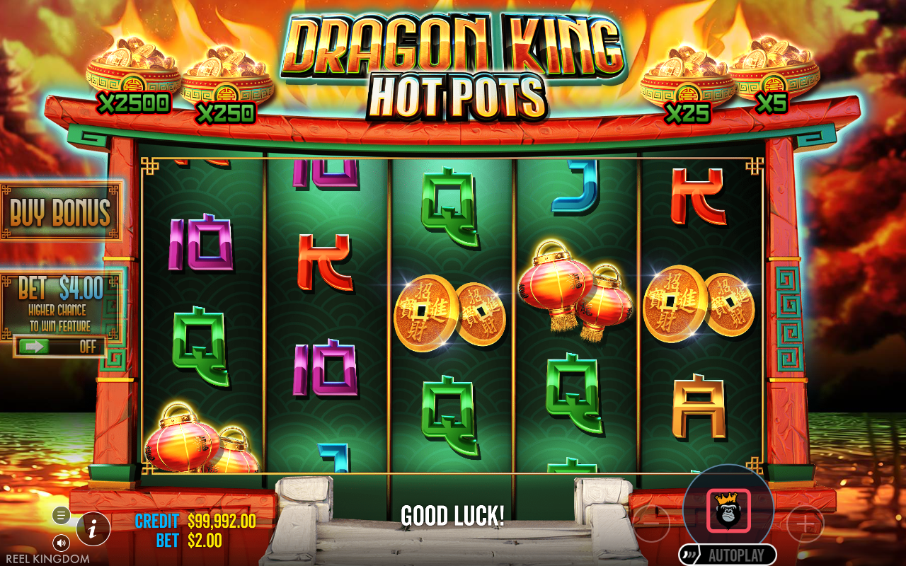 Dragon King Hot Pots gameplay