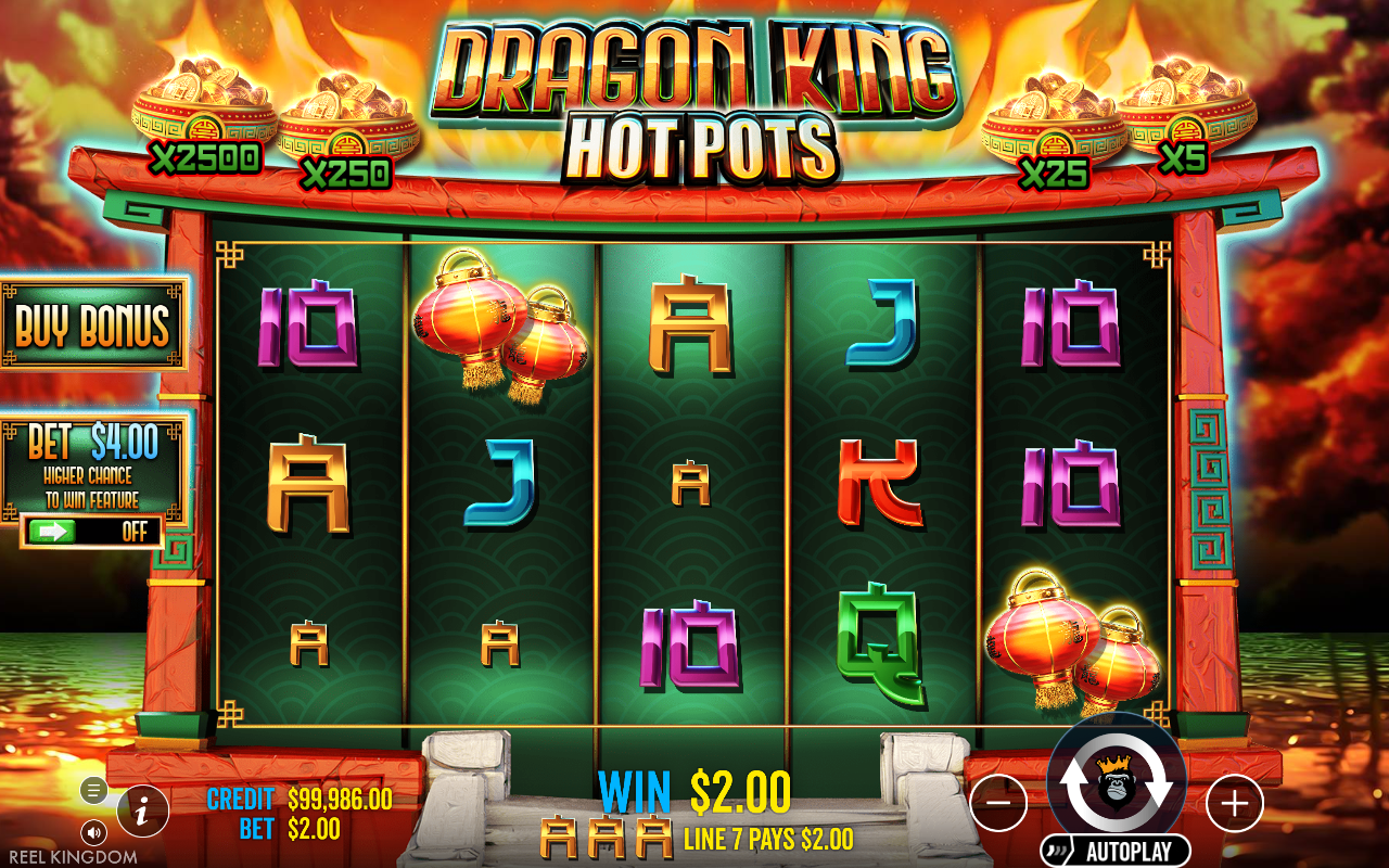 Dragon King Hot Pots gameplay
