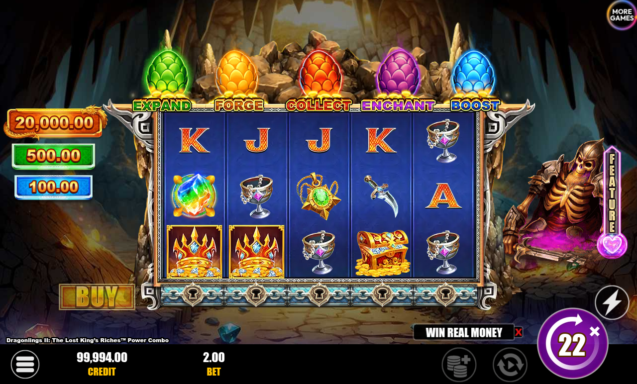 Dragonlings II: The Lost King's Riches Power Combo gameplay