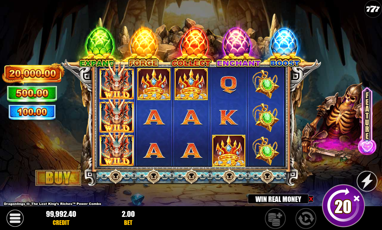 Dragonlings II: The Lost King's Riches Power Combo gameplay