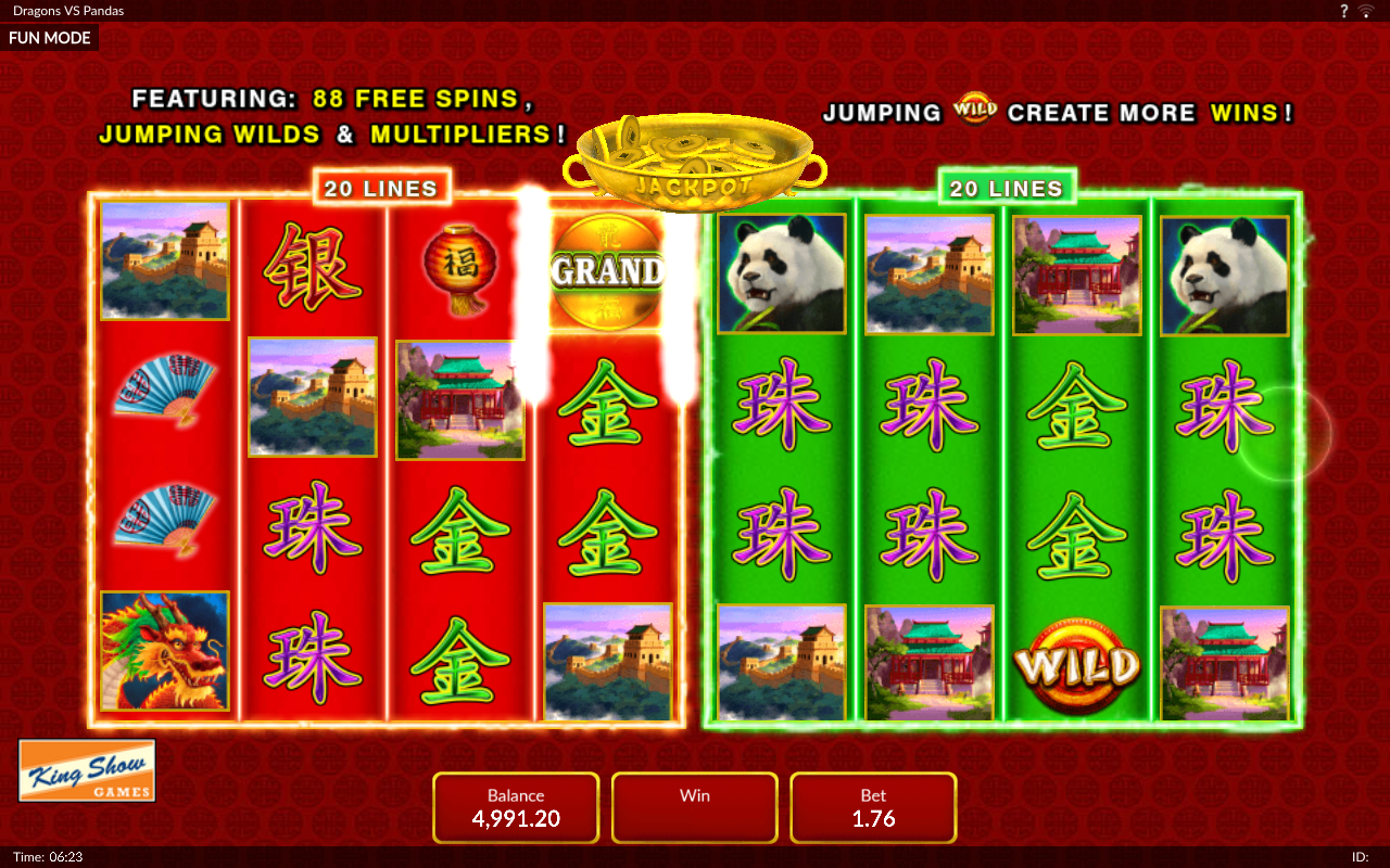 Dragons Vs Pandas base game