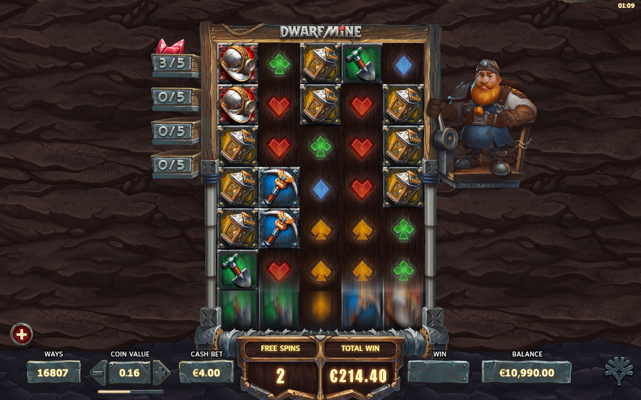 Dwarf Mine gameplay