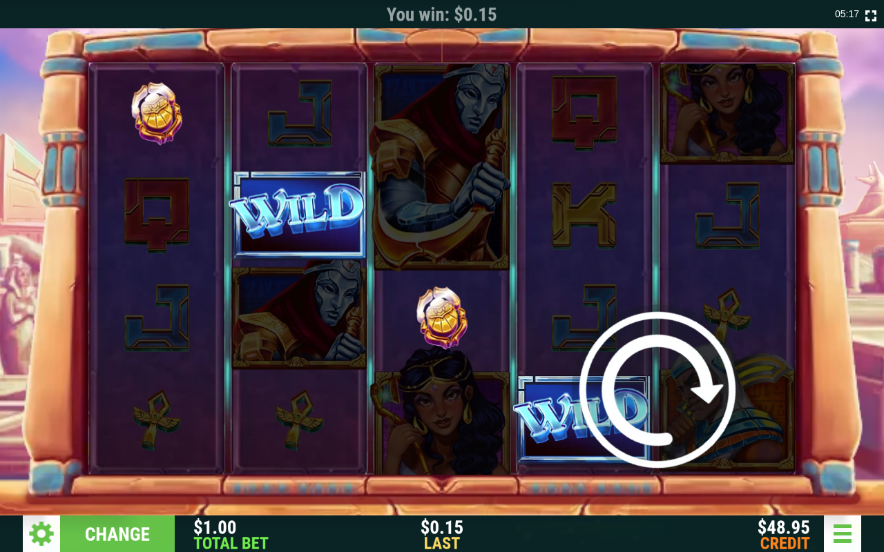 Egyptian Mystery gameplay