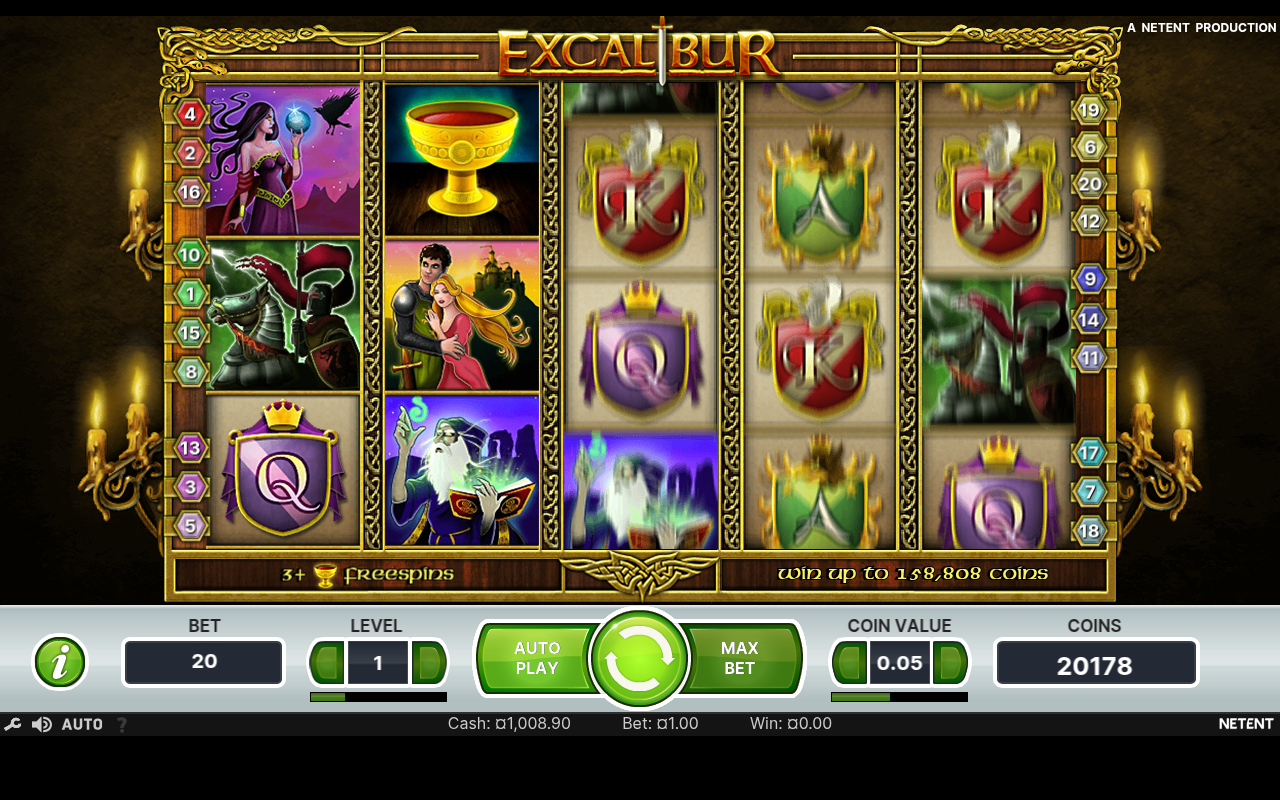 Excalibur gameplay