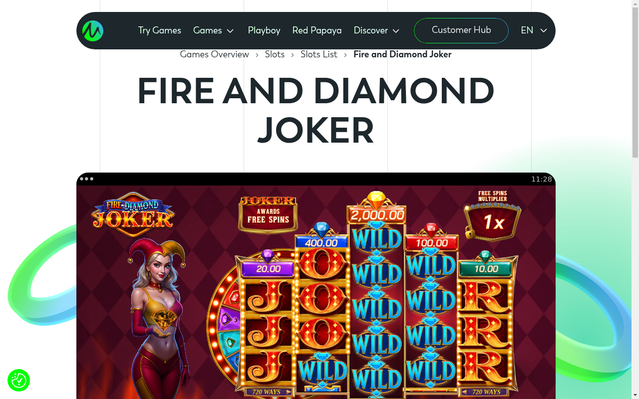 Fire & Diamond Joker base game