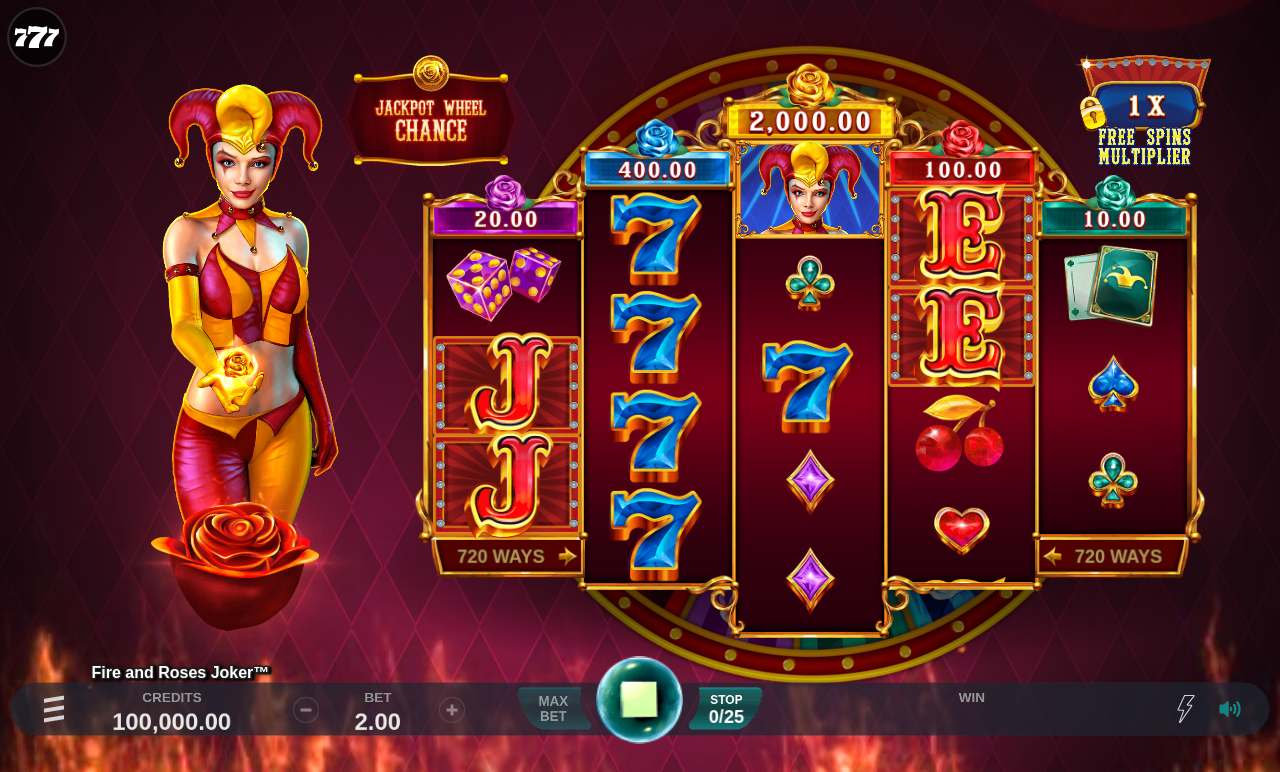Fire and Roses Joker base game