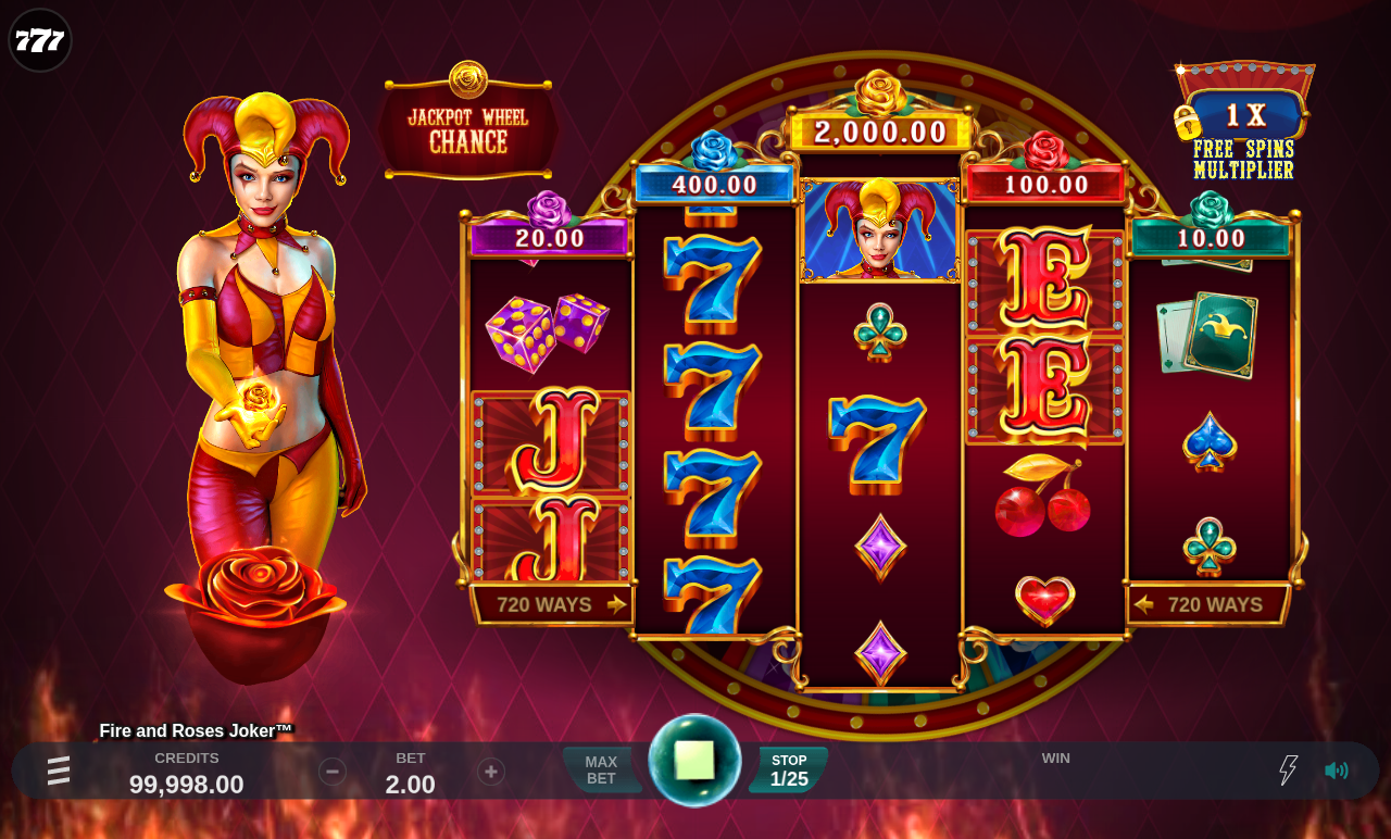 Fire and Roses Joker gameplay