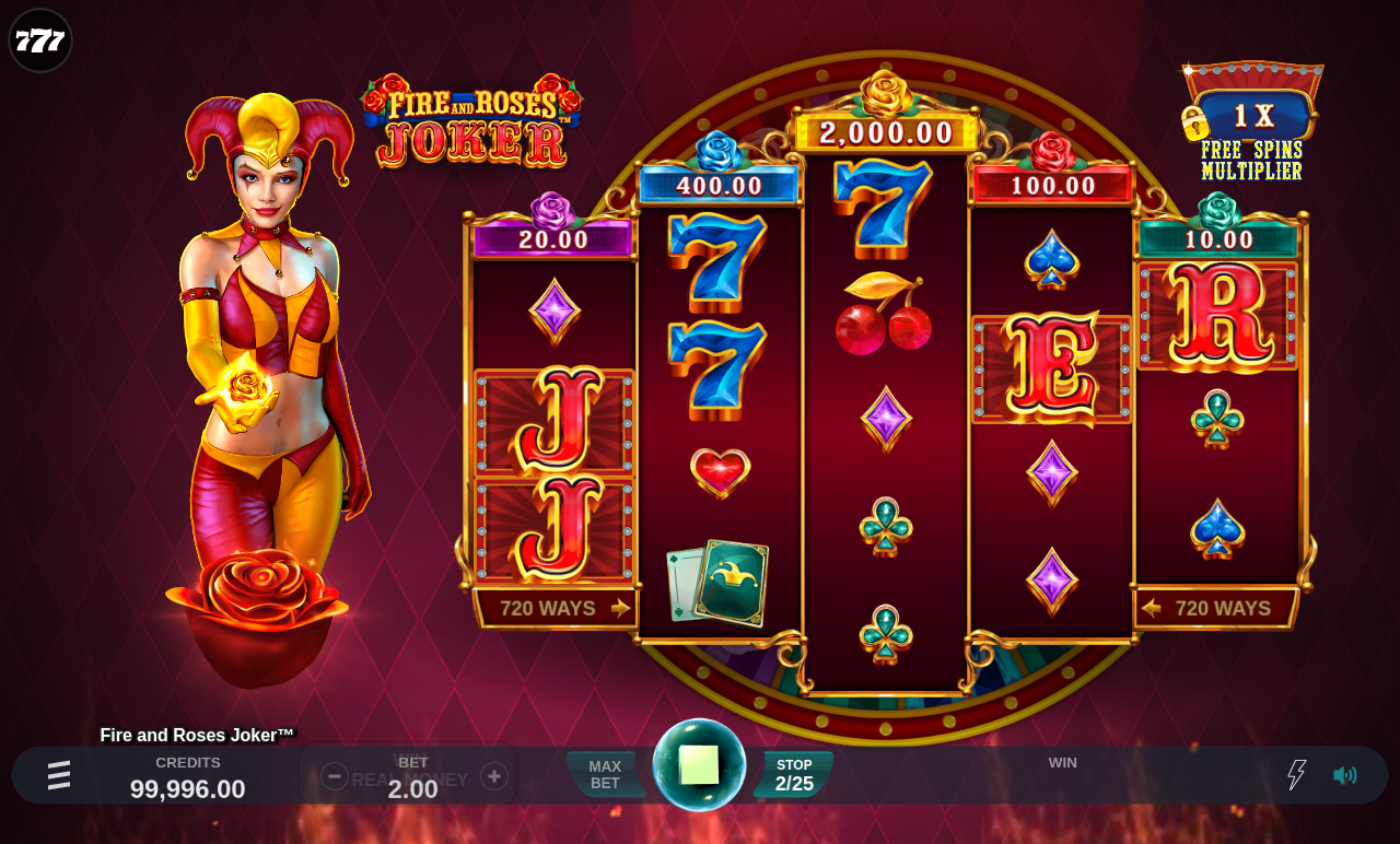 Fire and Roses Joker gameplay