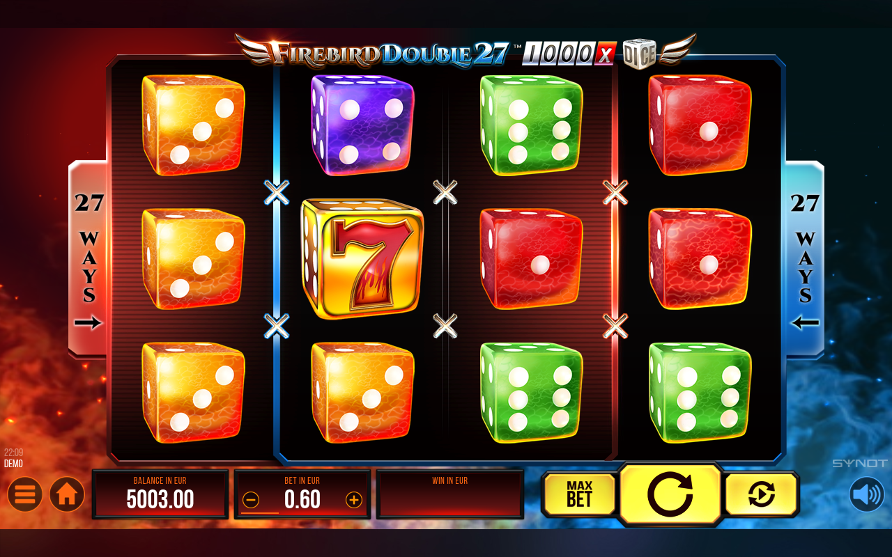 Firebird Double 27 1000 DIce gameplay