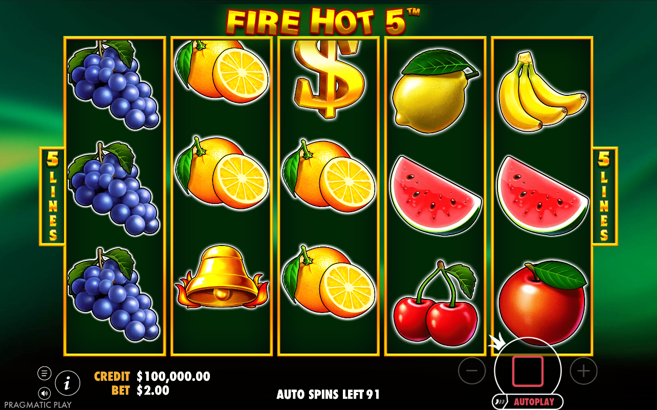 Fire Hot 5 gameplay
